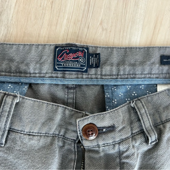 Grayers Men's Slim Fit Gray Jeans - Picture 3 of 3